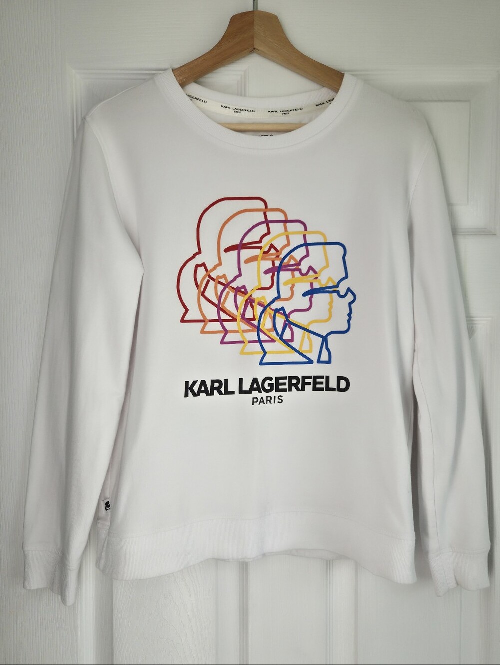 Karl Lagerfeld ✨️ Women's White Crewneck Sweatshirt Size XS/TP